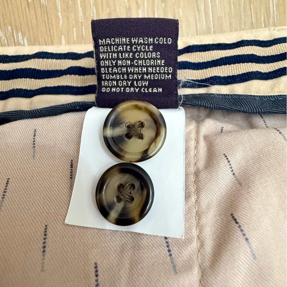 Johnston & Murphy Cream Men's Pants - Picture 4 of 7